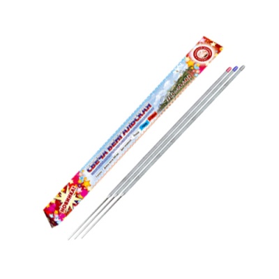 Триколор 300 мм. Бенгальские огни цветные купить в Твери | tver.salutsklad.ru