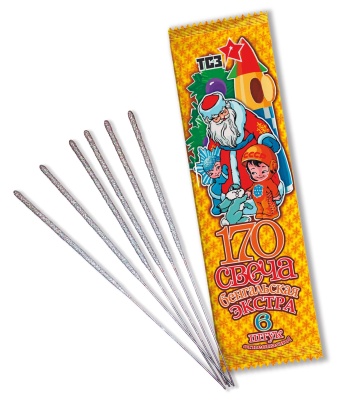 170 мм. Экстра Бенгальские огни купить в Твери | tver.salutsklad.ru