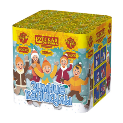 Зимние каникулы 36 Батарея салютов купить в Твери | tver.salutsklad.ru