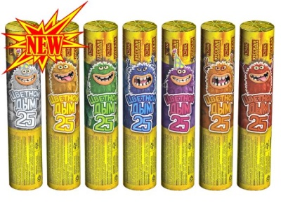 Цветной дым 25 Цветной дым купить в Твери | tver.salutsklad.ru