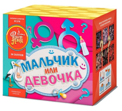 Мальчик или девочка М Фейерверк купить в Твери | tver.salutsklad.ru