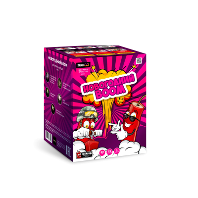 Новогодний BOOM Фейерверк купить в Твери | tver.salutsklad.ru